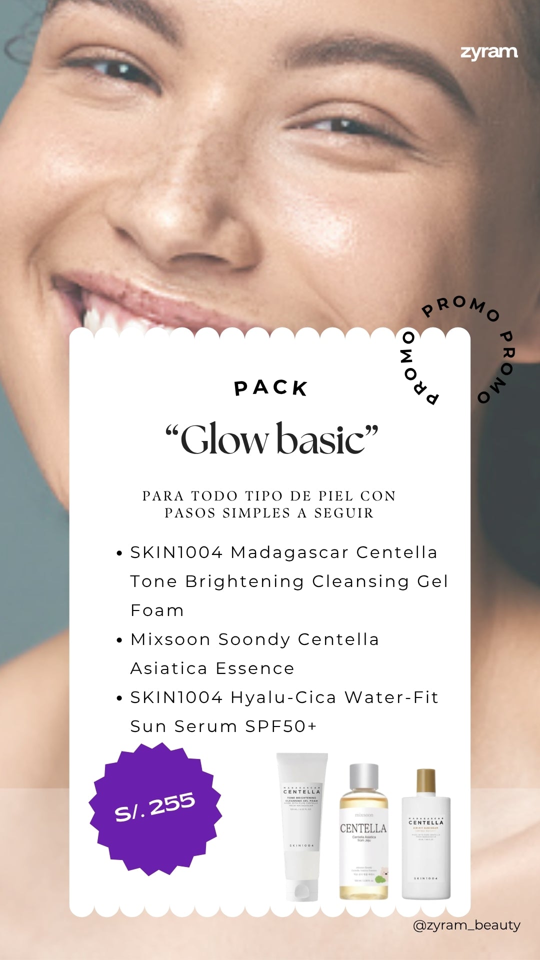 PACK GLOW BASIC - RUTINA COMPLETA